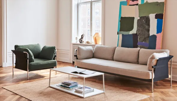 HayCan sofa 3 seater & Can armchair by Ronan ed Erwan Bouroullec